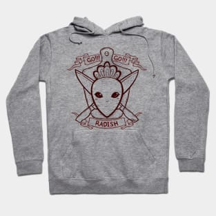 Radish and Knife Coat of Arms Hoodie